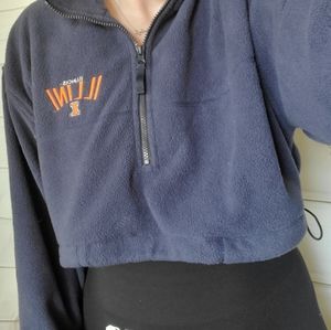 U Of ILLINOIS  cropped sweatshirt